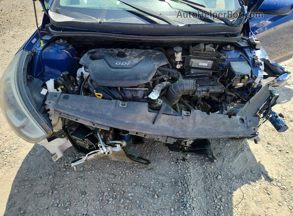 KMHCT5AE2HU325468 2017 HYUNDAI ACCENT Blue Вид задньої частини салону