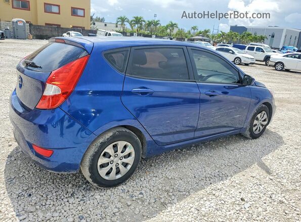 KMHCT5AE3GU257616 2016 HYUNDAI ACCENT Blue Trasero derecho