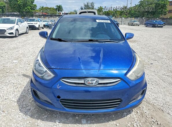 KMHCT5AE3GU257616 2016 HYUNDAI ACCENT Blue Vista frontal