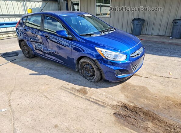 KMHCT5AE3GU264887 2016 HYUNDAI ACCENT Blue Delantero derecho