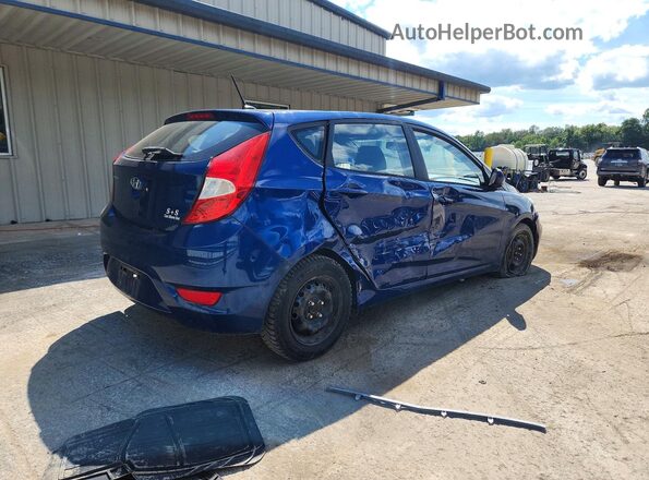 KMHCT5AE3GU264887 2016 HYUNDAI ACCENT Blue Trasero derecho