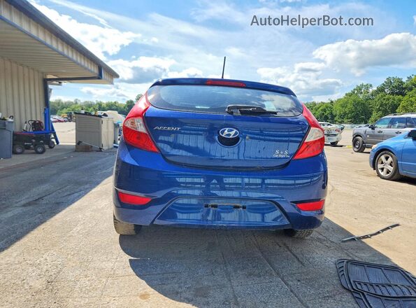KMHCT5AE3GU264887 2016 HYUNDAI ACCENT Blue Vista trasera