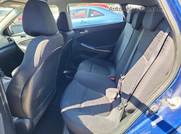 KMHCT5AE3GU264887 2016 HYUNDAI ACCENT Blue Vista de los asientos traseros