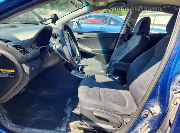 KMHCT5AE3GU264887 2016 HYUNDAI ACCENT Blue Vista interior delantera