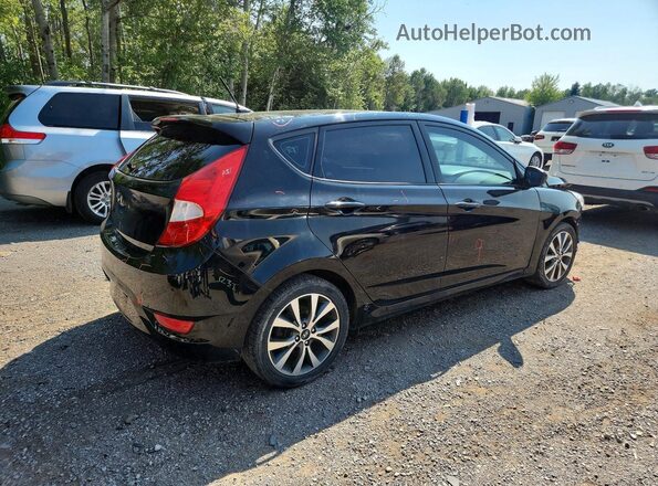 KMHCT5AE3HU307853 2017 HYUNDAI ACCENT Black Հետևի աջ