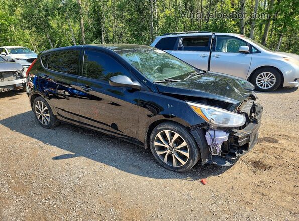 KMHCT5AE3HU307853 2017 HYUNDAI ACCENT Black Առջևի աջ