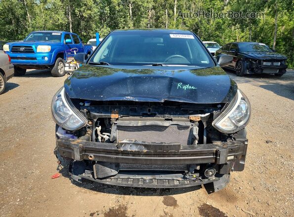 KMHCT5AE3HU307853 2017 HYUNDAI ACCENT Black Դիմացի տեսք