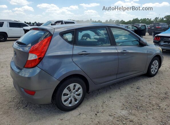 KMHCT5AE3HU338472 2017 HYUNDAI ACCENT Серый Задняя правая четверть