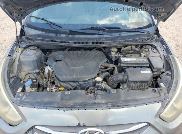 KMHCT5AE3HU338472 2017 HYUNDAI ACCENT Серый Вид подкапотного пространства