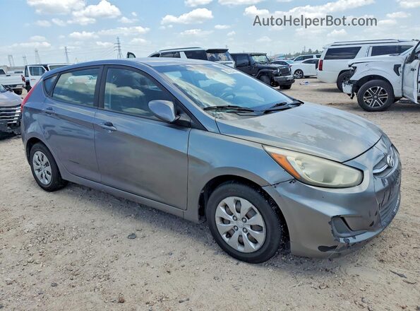 KMHCT5AE3HU338472 2017 HYUNDAI ACCENT Серый Передняя правая четверть