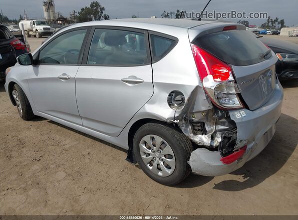 KMHCT5AE3HU342361 2017 HYUNDAI ACCENT Silver Հետևի ձախ