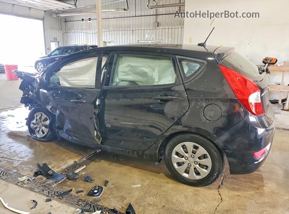 KMHCT5AE3HU359306 2017 HYUNDAI ACCENT Черный Задняя левая четверть