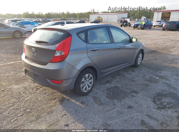 KMHCT5AE4GU237889 2016 HYUNDAI ACCENT Gray Trasero derecho