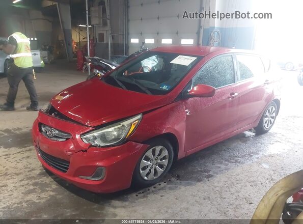 KMHCT5AE4GU285652 2016 HYUNDAI ACCENT Red Front left