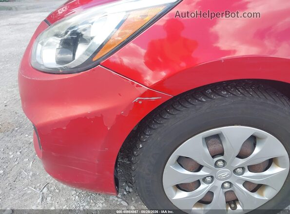 KMHCT5AE4HU323883 2017 HYUNDAI ACCENT Красный Вид спереди