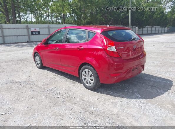 KMHCT5AE4HU323883 2017 HYUNDAI ACCENT Красный Задняя левая четверть