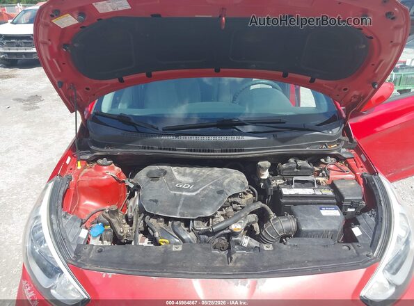 KMHCT5AE4HU323883 2017 HYUNDAI ACCENT Красный Вид сзади