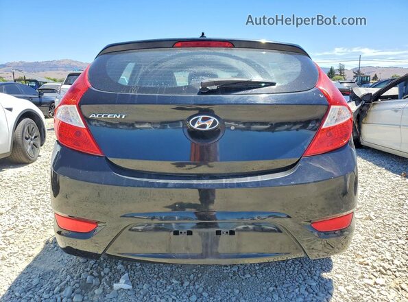 KMHCT5AE4HU343986 2017 HYUNDAI ACCENT Black უკანა ხედი
