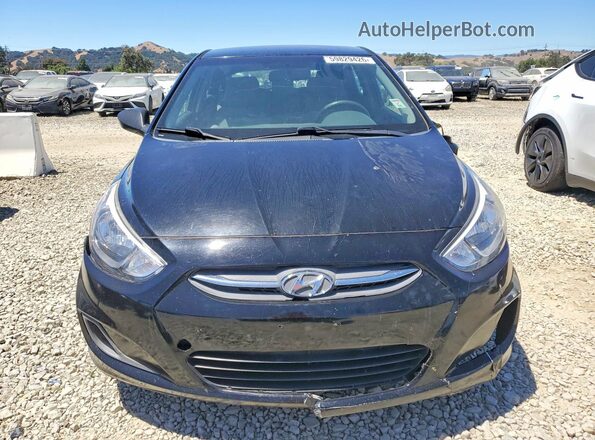 KMHCT5AE4HU343986 2017 HYUNDAI ACCENT Black წინა ხედი