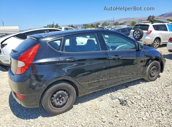 KMHCT5AE4HU343986 2017 HYUNDAI ACCENT Black უკანა მარჯვენა