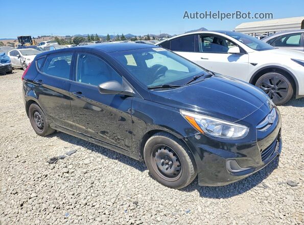 KMHCT5AE4HU343986 2017 HYUNDAI ACCENT Black წინა მარჯვენა