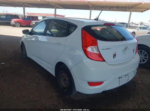 KMHCT5AE4HU348444 2017 HYUNDAI ACCENT White Задня ліва чверть