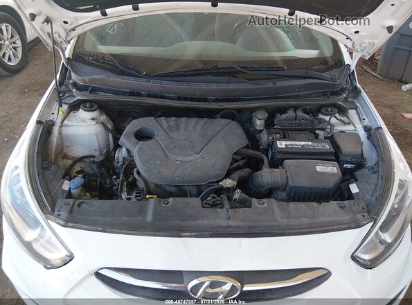 KMHCT5AE4HU348444 2017 HYUNDAI ACCENT White Вид ззаду