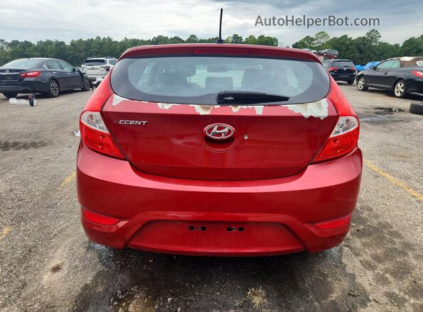 KMHCT5AE4HU362960 2017 HYUNDAI ACCENT Red Vista trasera