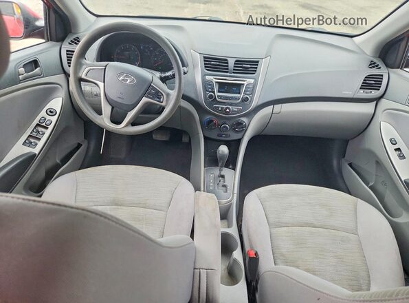 KMHCT5AE4HU362960 2017 HYUNDAI ACCENT Red Vista del salpicadero