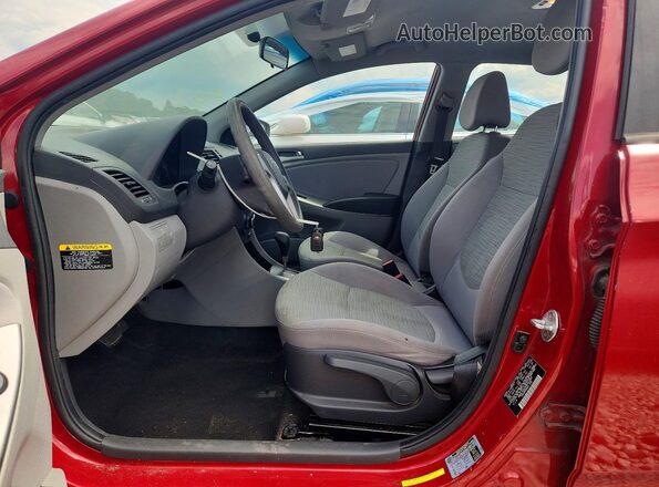 KMHCT5AE4HU362960 2017 HYUNDAI ACCENT Red Vista interior delantera