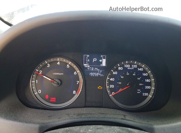 KMHCT5AE5GU269234 2016 HYUNDAI ACCENT Gray Սարքավորումների վահանակի տեսք