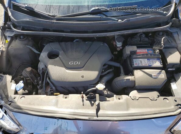 KMHCT5AE5GU269234 2016 HYUNDAI ACCENT Gray Սալոնի հետևի տեսք