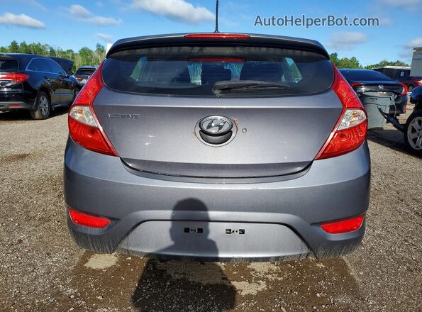 KMHCT5AE5GU269234 2016 HYUNDAI ACCENT Gray Հետևի տեսք