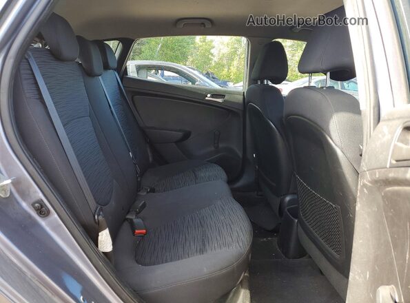KMHCT5AE5GU269234 2016 HYUNDAI ACCENT Gray Հետևի նստատեղերի տեսք
