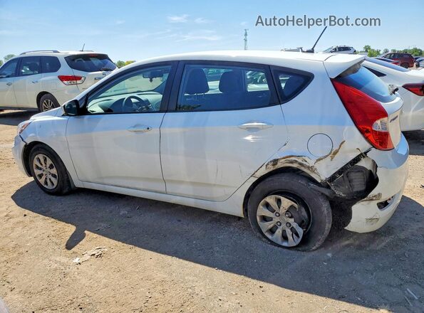 KMHCT5AE5HU351546 2017 HYUNDAI ACCENT White Задня ліва чверть