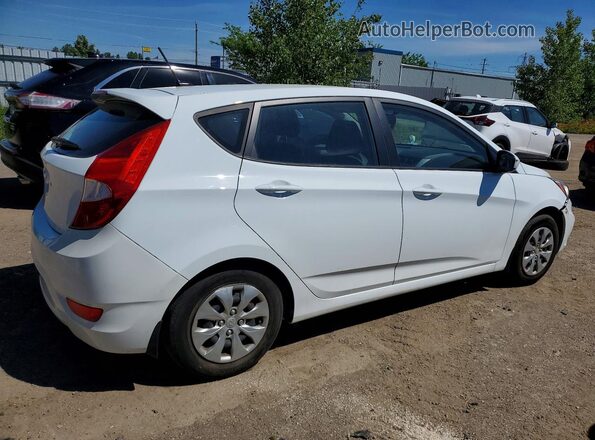 KMHCT5AE5HU351546 2017 HYUNDAI ACCENT White Задня права чверть