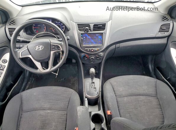 KMHCT5AE5HU364569 2017 HYUNDAI ACCENT Gray Vista del salpicadero