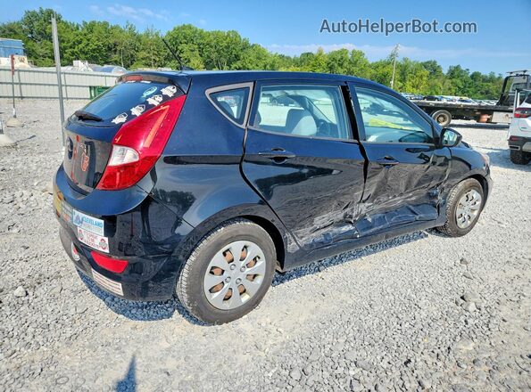 KMHCT5AE6HU306454 2017 HYUNDAI ACCENT Black Հետևի աջ
