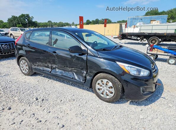 KMHCT5AE6HU306454 2017 HYUNDAI ACCENT Black Առջևի աջ