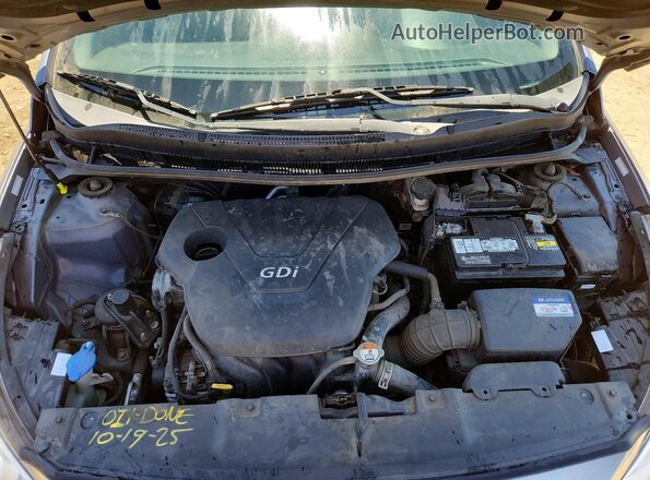 KMHCT5AE6HU330897 2017 HYUNDAI ACCENT Серый Вид подкапотного пространства