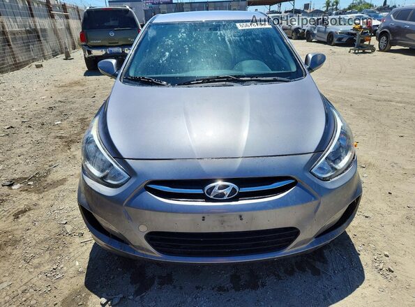 KMHCT5AE6HU330897 2017 HYUNDAI ACCENT Серый Вид спереди