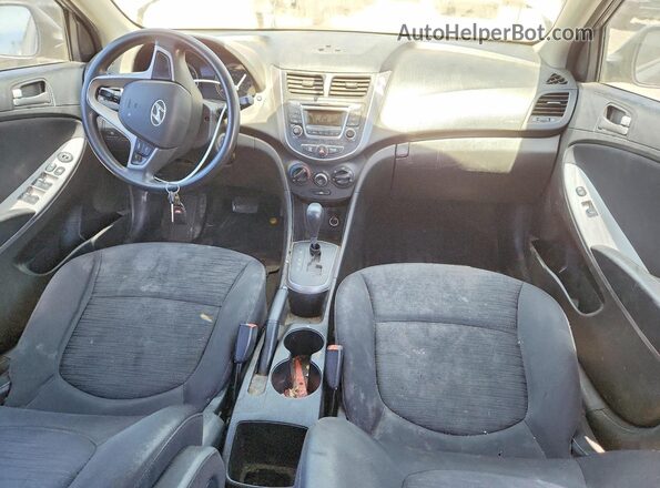 KMHCT5AE6HU330897 2017 HYUNDAI ACCENT Серый Вид панели приборов