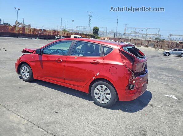 KMHCT5AE6HU362930 2017 HYUNDAI ACCENT Red Tył lewy