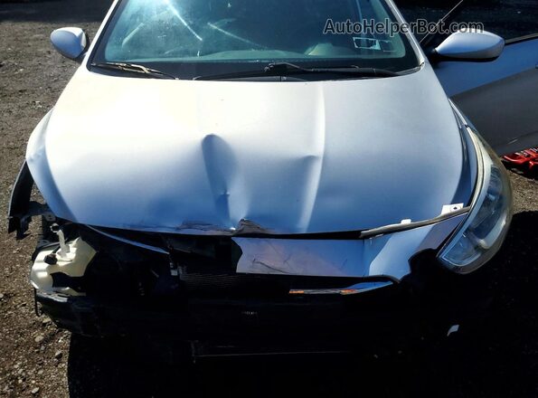 KMHCT5AE7GU248921 2016 HYUNDAI ACCENT Silver ძრავის განყოფილების ხედი