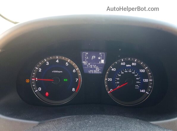 KMHCT5AE7GU248921 2016 HYUNDAI ACCENT Silver ხელსაწყოთა პანელის ხედი