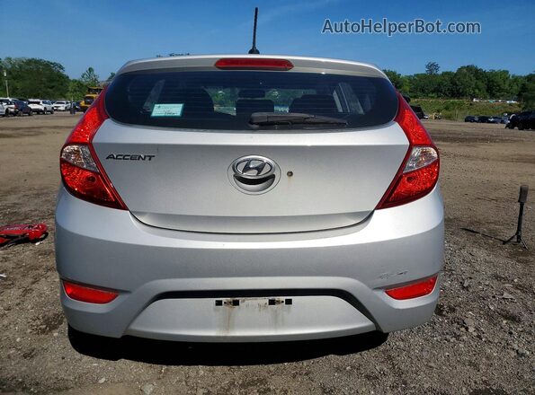 KMHCT5AE7GU248921 2016 HYUNDAI ACCENT Silver უკანა ხედი