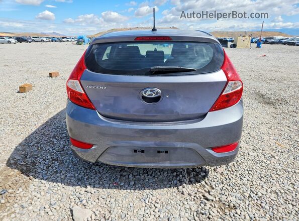 KMHCT5AE7GU278873 2016 HYUNDAI ACCENT Gray Вид ззаду