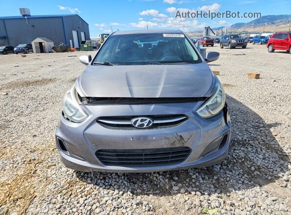 KMHCT5AE7GU278873 2016 HYUNDAI ACCENT Gray Вид спереду