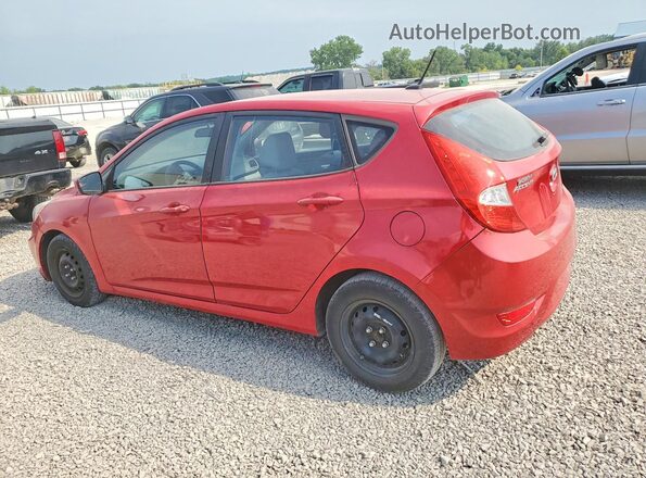 KMHCT5AE8GU262925 2016 HYUNDAI ACCENT Red Trasero izquierdo