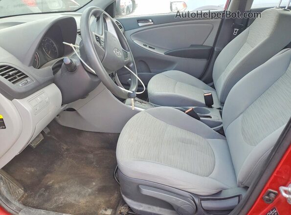KMHCT5AE8GU262925 2016 HYUNDAI ACCENT Red Vista interior delantera